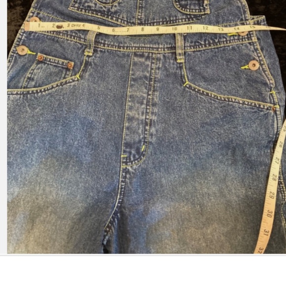 Carolina Blues womens blue denim Overalls size M - Picture 7 of 10